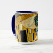 Gustav Klimt - The Kiss / Valentine's Day Art Mok (Voorkant links)