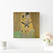 Gustav Klimt The Kiss Vierkante Klok (Huis)