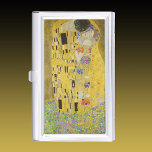 Gustav Klimt - The Kiss Visitekaarthouder<br><div class="desc">The Kiss / Der Kuss - Gustav Klimt in 1907-1908</div>