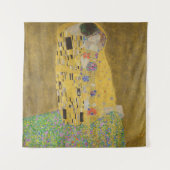 Gustav Klimt The Kiss Wandkleed (Voorkant)