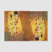 Gustav Klimt, The Kiss, weefselpapier Tissuepapier (Voorkant)