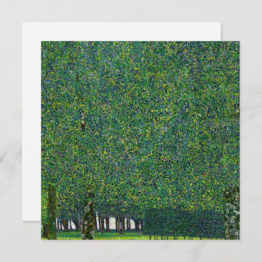 Gustav Klimt - The Park Kaart (Voorkant / Achterkant)