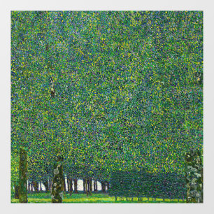 Gustav Klimt - The Park Raamsticker