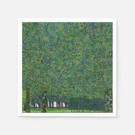 Gustav Klimt - The Park Servet (Voorkant)