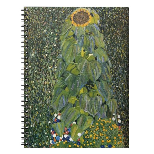 Gustav Klimt- The Sunflower Notitieboek (Voorkant)