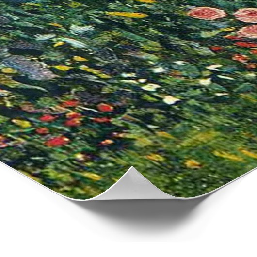 Gustav Klimt "The Sunflower" Poster (Hoek)