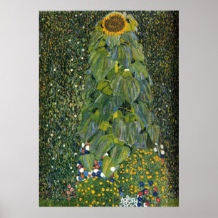 Gustav Klimt "The Sunflower" Poster