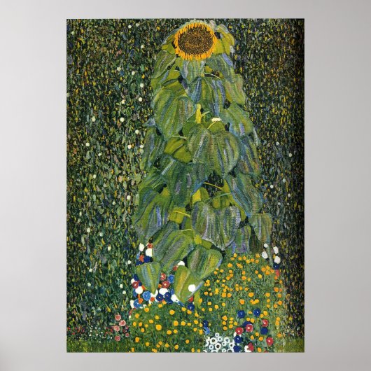Gustav Klimt "The Sunflower" Poster (Voorkant)