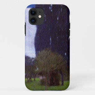 Gustav Klimt the Tall Poplar Trees iPhone 11 Hoesje