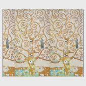 Gustav Klimt The Tree Art , nieuveau Cadeaupapier (Vlak)