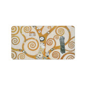 Gustav Klimt The Tree Art , nieuveau Etiket (Voorkant)