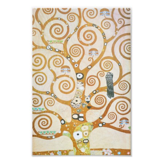 Gustav Klimt The Tree Art , nieuveau Foto Afdruk (Voorkant)
