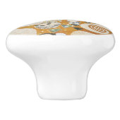 Gustav Klimt The Tree Art , nieuveau Keramische Knop (Zijkant)