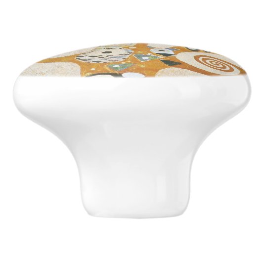Gustav Klimt The Tree Art , nieuveau Keramische Knop (Zijkant)