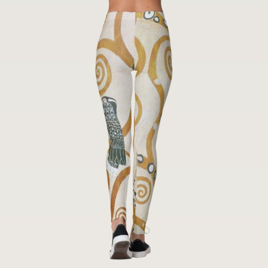 Gustav Klimt The Tree Art , nieuveau Leggings (Achterkant)