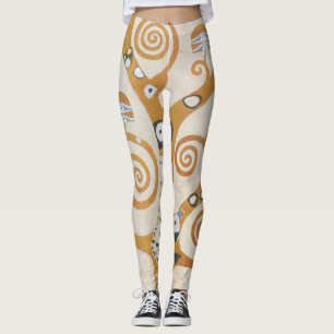 Gustav Klimt The Tree Art , nieuveau Leggings