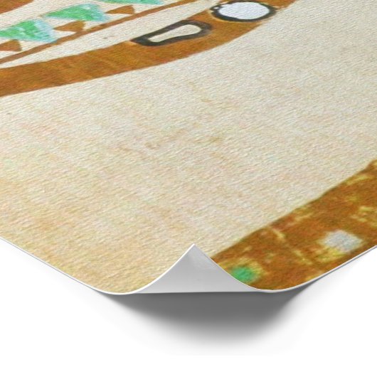 Gustav Klimt The Tree Art , nieuveau Poster (Hoek)