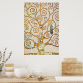 Gustav Klimt The Tree Art , nieuveau Poster (Keuken)