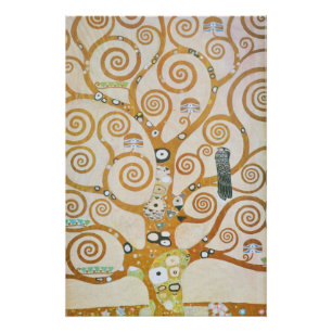 Gustav Klimt The Tree Art , nieuveau Poster