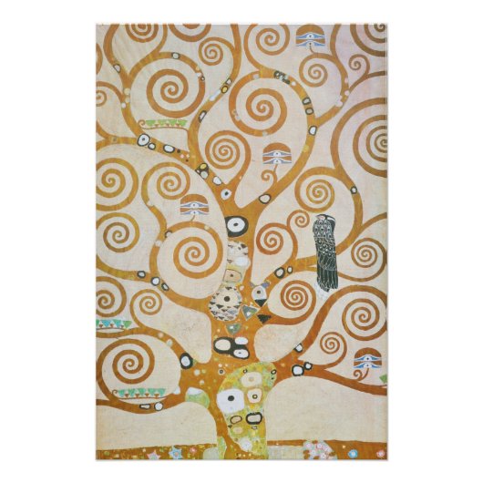 Gustav Klimt The Tree Art , nieuveau Poster (Voorkant)
