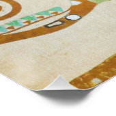 Gustav Klimt The Tree Art , nieuveau Poster (Hoek)