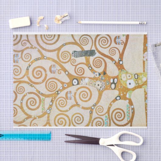 Gustav Klimt The Tree Art , nieuveau Tissuepapier (Craft)