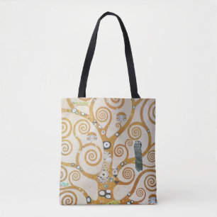 Gustav Klimt The Tree Art , nieuveau Tote Bag