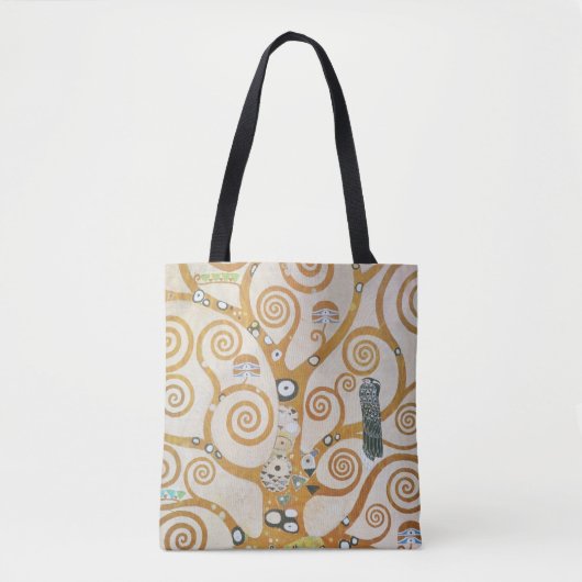 Gustav Klimt The Tree Art , nieuveau Tote Bag (Voorkant)