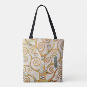 Gustav Klimt The Tree Art , nieuveau Tote Bag (Achterkant)