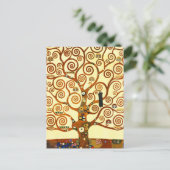 Gustav Klimt The Tree of Life Fine Art Briefkaart (Staand voorkant)