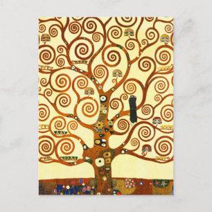 Gustav Klimt The Tree of Life Fine Art Briefkaart