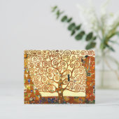 Gustav Klimt The Tree of Life Fine Art Briefkaart (Staand voorkant)