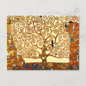 Gustav Klimt The Tree of Life Fine Art Briefkaart (Voorkant)