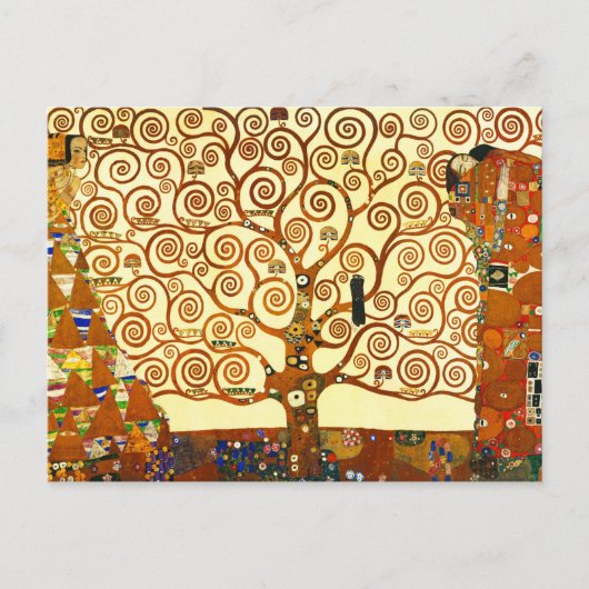 Gustav Klimt The Tree of Life Fine Art Briefkaart (Voorkant)