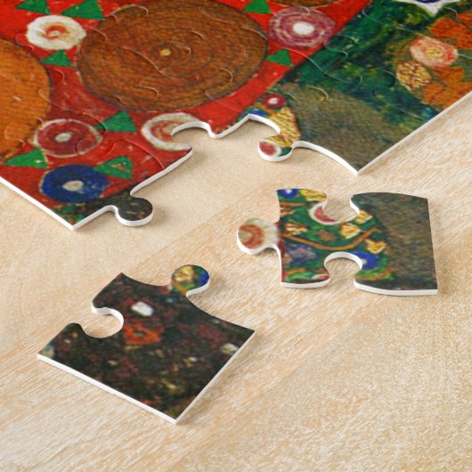 Gustav Klimt The Tree of Life Fine Art Legpuzzel (Zijkant)