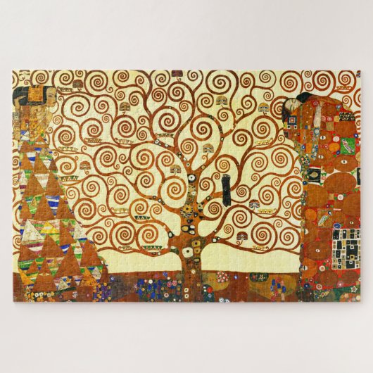 Gustav Klimt The Tree of Life Fine Art Legpuzzel (Horizontaal)