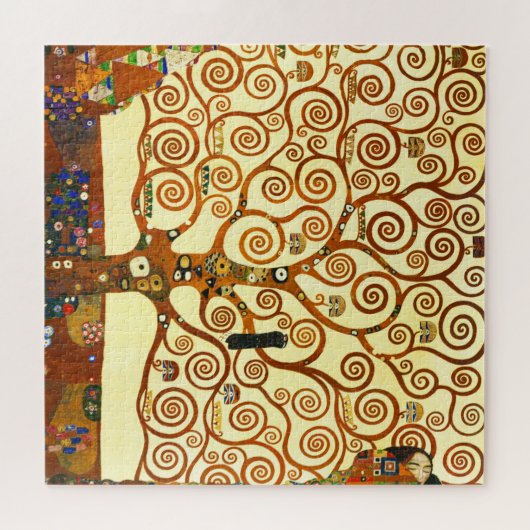Gustav Klimt The Tree of Life Fine Art Legpuzzel (Horizontaal)
