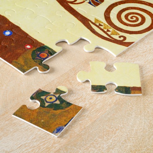 Gustav Klimt The Tree of Life Fine Art Legpuzzel (Zijkant)