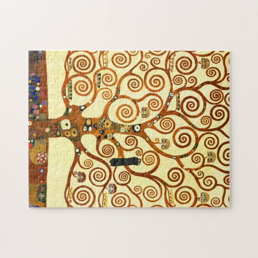 Gustav Klimt The Tree of Life Fine Art Legpuzzel (Horizontaal)