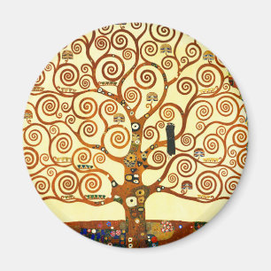 Gustav Klimt The Tree of Life Fine Art Magneet