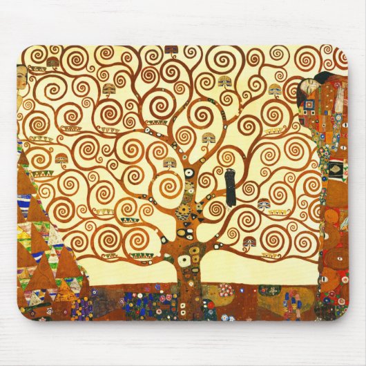 Gustav Klimt The Tree of Life Fine Art Muismat (Voorkant)