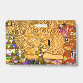 Gustav Klimt Tree of Life Badge (Achterkant)