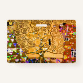 Gustav Klimt Tree of Life Badge (Achterkant)