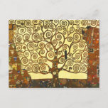 Gustav Klimt Tree of Life Briefkaart<br><div class="desc">Gustav Klimt Tree of Life briefkaart. Een symbolisch schilderij uit de gouden fase van Gustav Klimt,  voltooid in 1909. Een groot geschenk voor fans van art nouveau,  Gustav Klimt,  en symbolisch schilderij.</div>