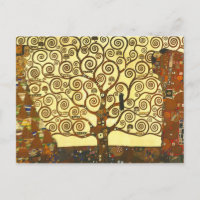 Gustav Klimt Tree of Life Briefkaart