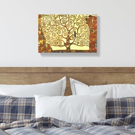 Gustav Klimt Tree of Life Canvas Afdruk (Insitu (Slaapkamer))