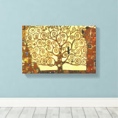 Gustav Klimt Tree of Life Canvas Afdruk (Insitu (Houten vloer))