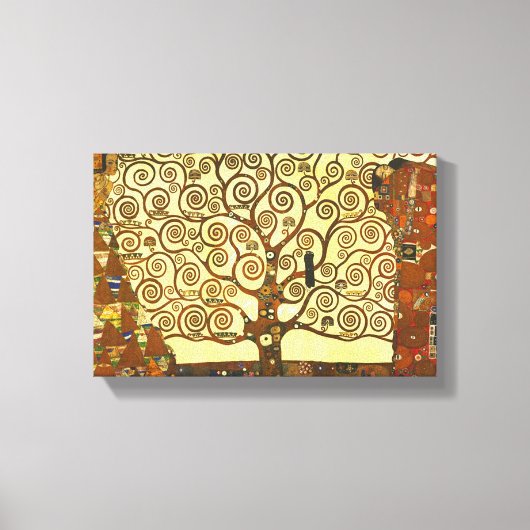 Gustav Klimt Tree of Life Canvas Afdruk (Voorkant)