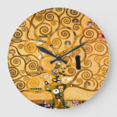 Gustav Klimt Tree of Life Grote Klok (Voorkant)