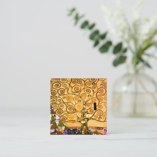 Gustav Klimt Tree of Life Informatiekaartje (Staand voorkant)